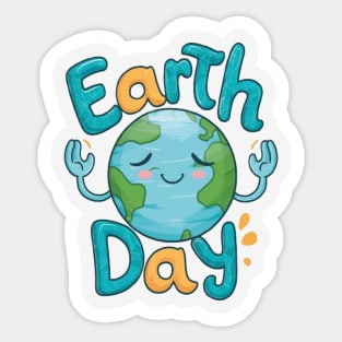 Earth day Sticker